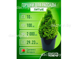 Горшки для рассады 10 л, литые